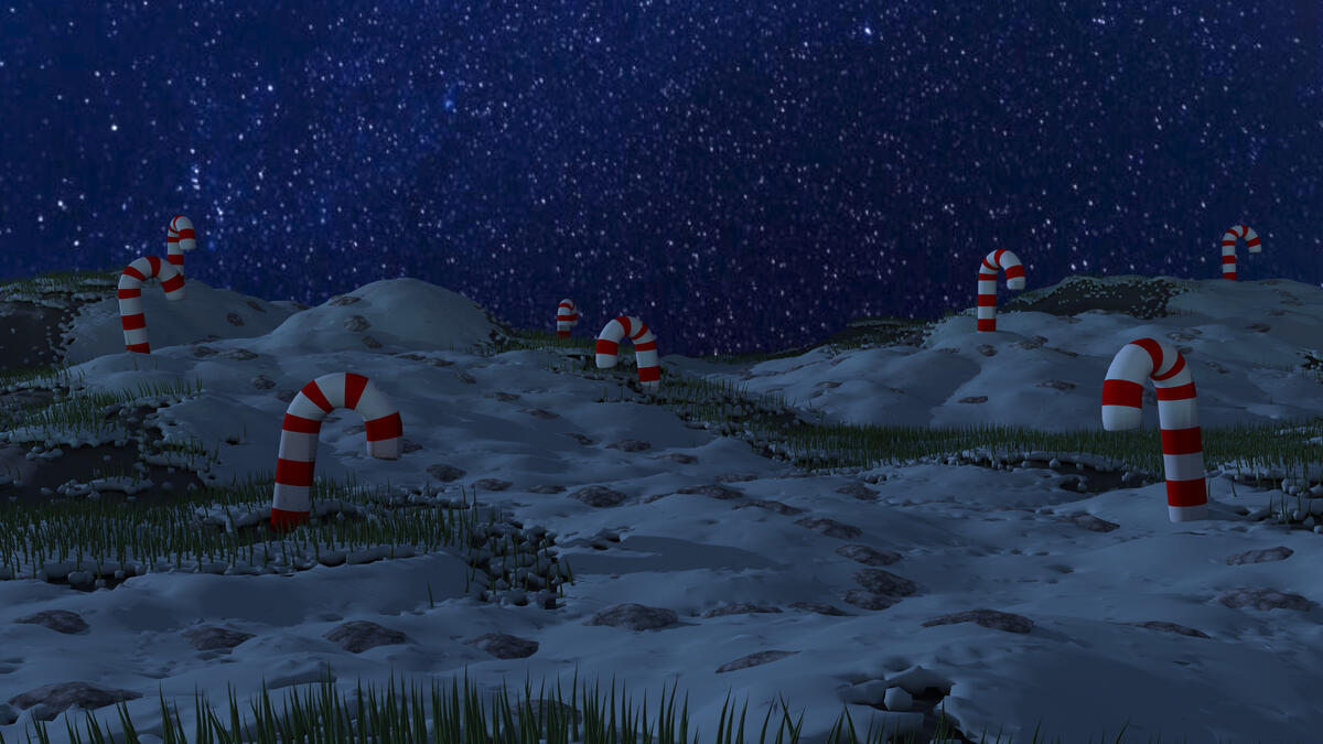 Candy Cane Landscape